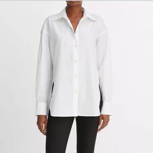 Vince Convertible Button Down Shirt NWOT